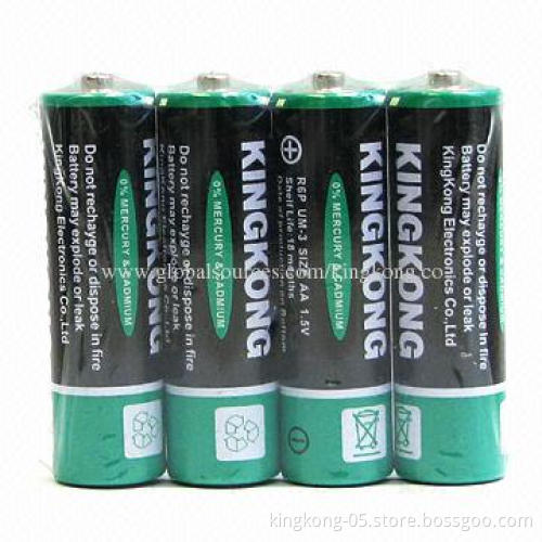 Dry-cell Batteries, 1.5V R6P AA with CE and RoHS Marks